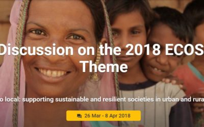 Join the e-Discussion: “From global to local: supporting sustainable and resilient societies in urban and rural communities”