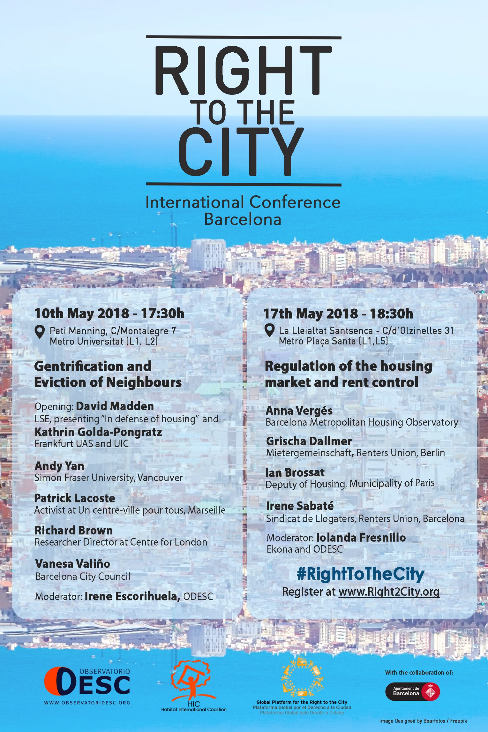 Right to the City Conference in Barcelona - Right to the city