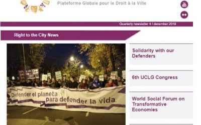 Right to the City News December 2019