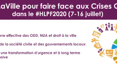 Le Droit à la Ville au Forum Politique de Haut Niveau