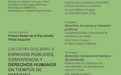 Espacios Públicos Convivencia y Derechos Humanos en tiempos de Pandemia