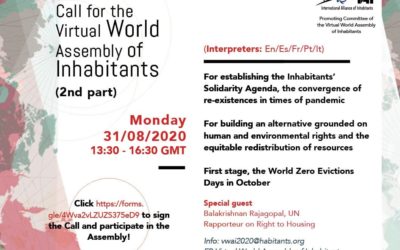 Virtual World Assembly of Inhabitants (2nd part)