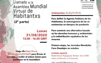 Asamblea Mundial Virtual de Habitantes (2ª parte)