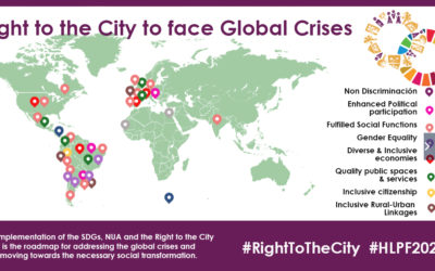 La PGDC llamó a implementar el enfoque del Derecho a la Ciudad para enfrentar las crisis globales en el HLPF 2020