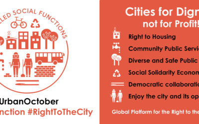 Cities for Dignity, not for Profit!