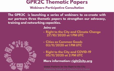 GPR2C Thematic Papers