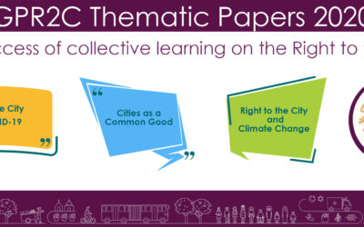 The creation of the GPR2C’s Thematic Papers