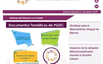 Noticias del Derecho a la Ciudad-Diciembre 2020