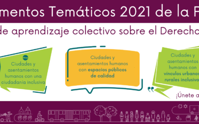 Documentos Temáticos 2021: Una experiencia de aprendizaje colectivo sobre el Derecho a la Ciudad