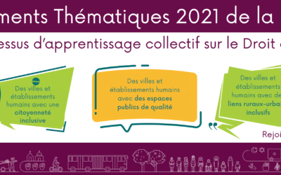 Documents Thématiques de la PGDV 2021: Une expérience d’apprentissage collectif sur le Droit à la Ville