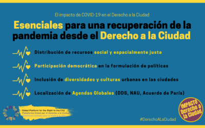 El impacto de la COVID-19 en nuestro Derecho a la Ciudad