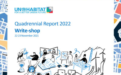 Contribución de la PGDC al Informe Cuatrienal sobre los avances en la implementación de la Nueva Agenda Urbana