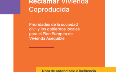 Nota de aprendizaje e incidencia: «Recuperar la vivienda coproducida en Europa»