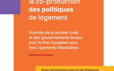 Note d’apprentissage et de plaidoyer : « Reprendre possession du logement coproduit en Europe »